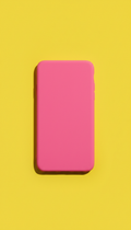 Electric pink phone case